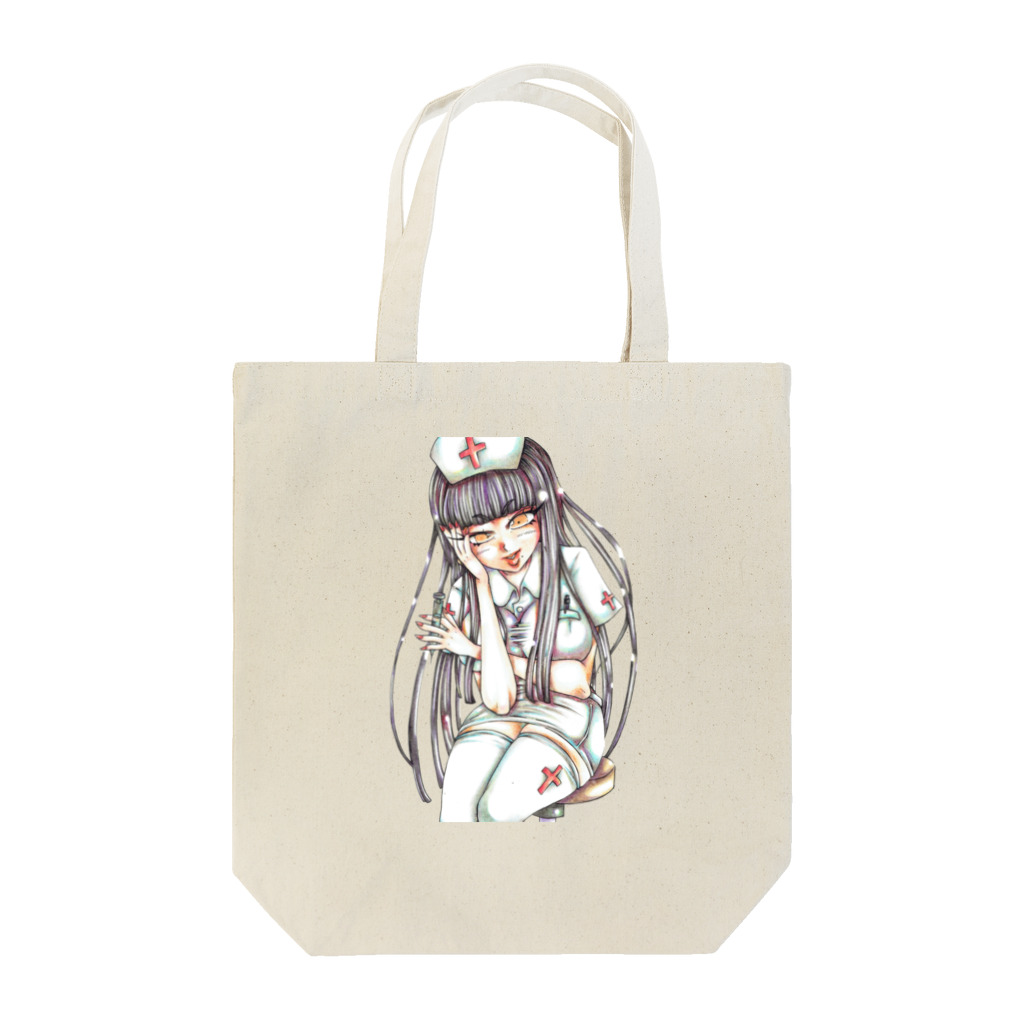 弐０Heartsの黒髪のナース Tote Bag