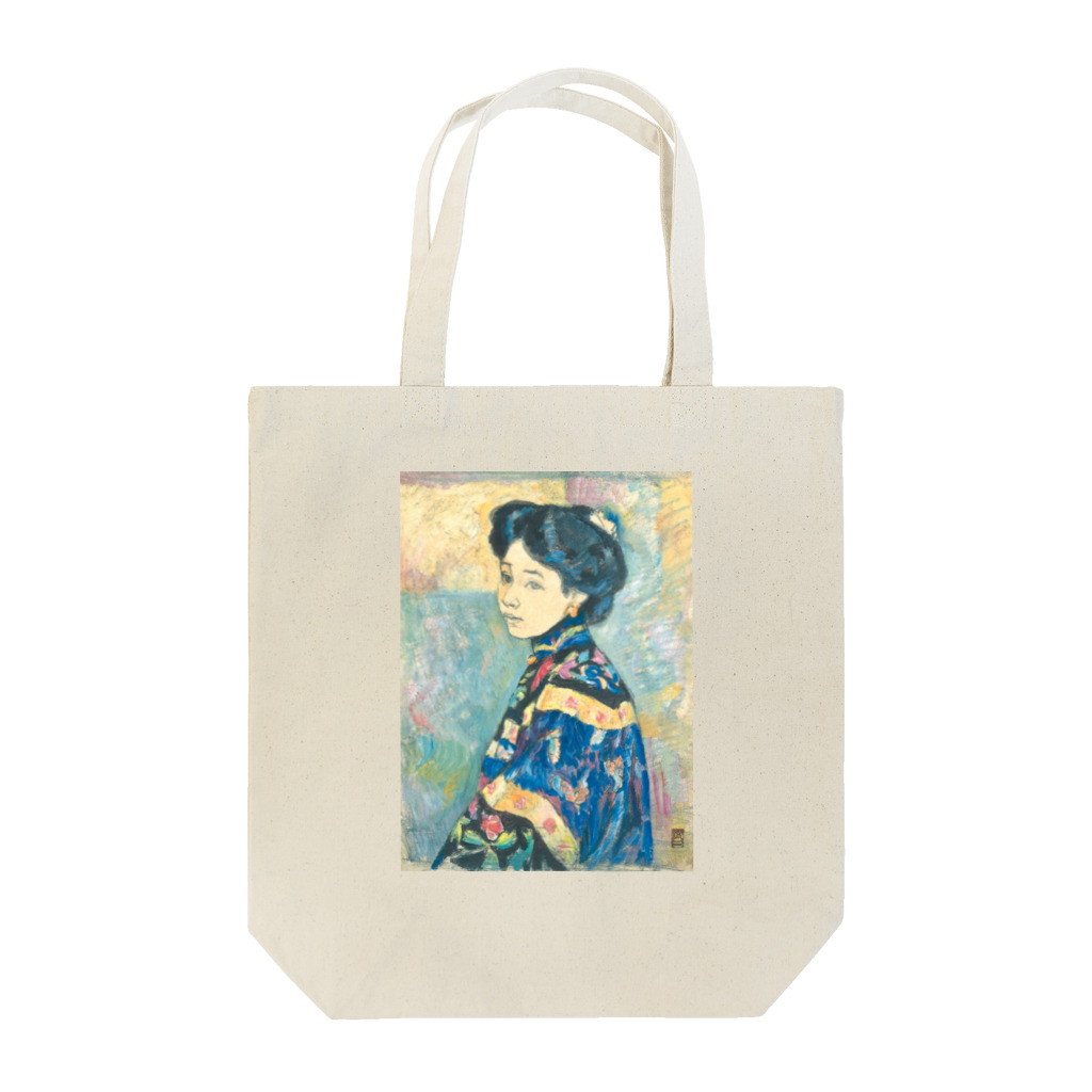 世界の絵画アートグッズの藤島武二 《婦人像》 Tote Bag