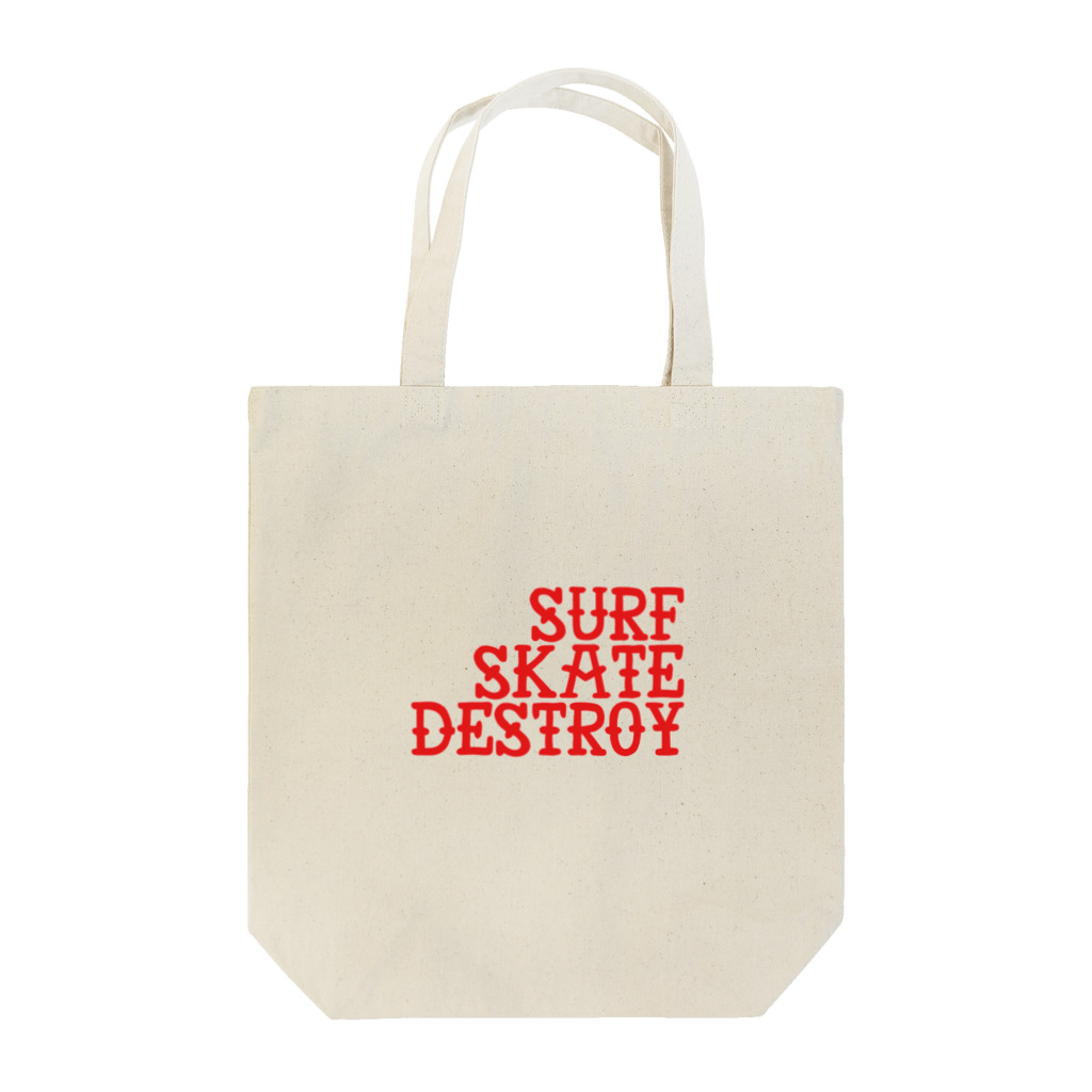 Punk Rock JukeboxのSurf Skate Destroy Tote Bag