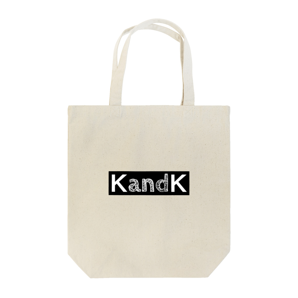 K and K companyのKandKロゴ トートバッグ