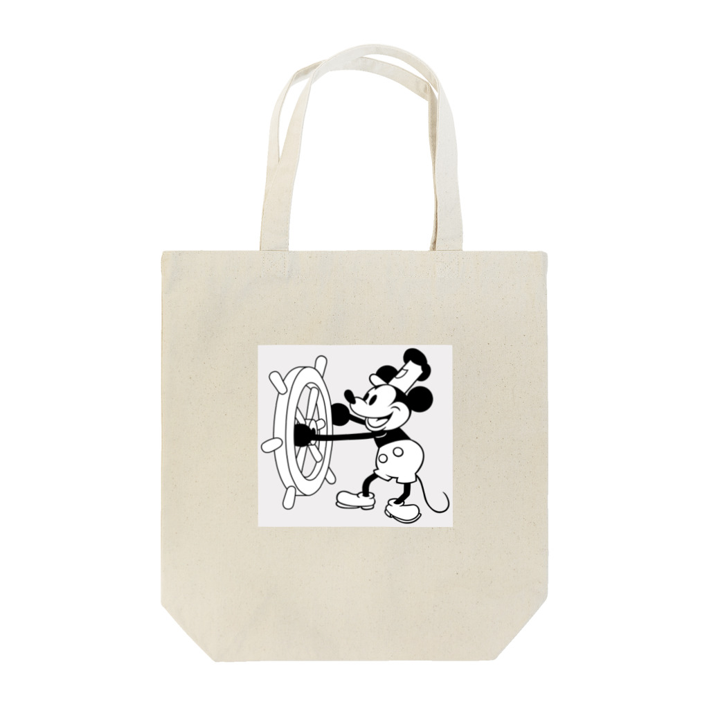 パブリックドメイン：蒸気船ウィリーのネズミの蒸気船ウィリーのネズミ Tote Bag