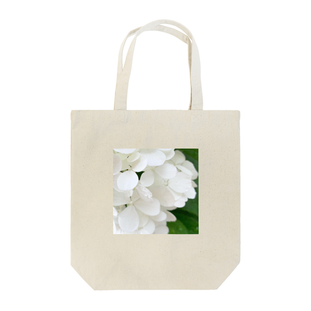 m.petite 8/1～creema store 二子玉川ライズの白紫陽花から落ちる雫 Tote Bag