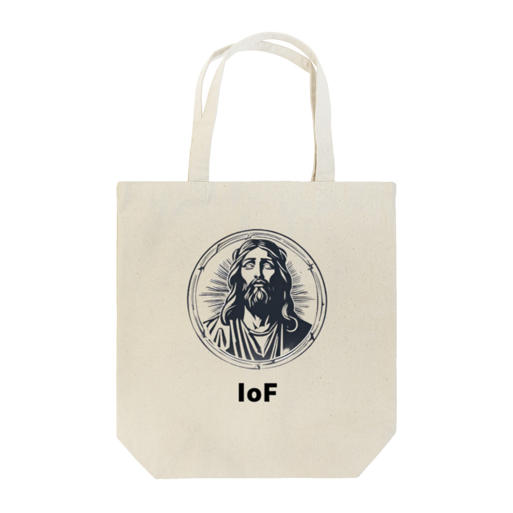 IoF の天を仰ぐ神 Tote Bag