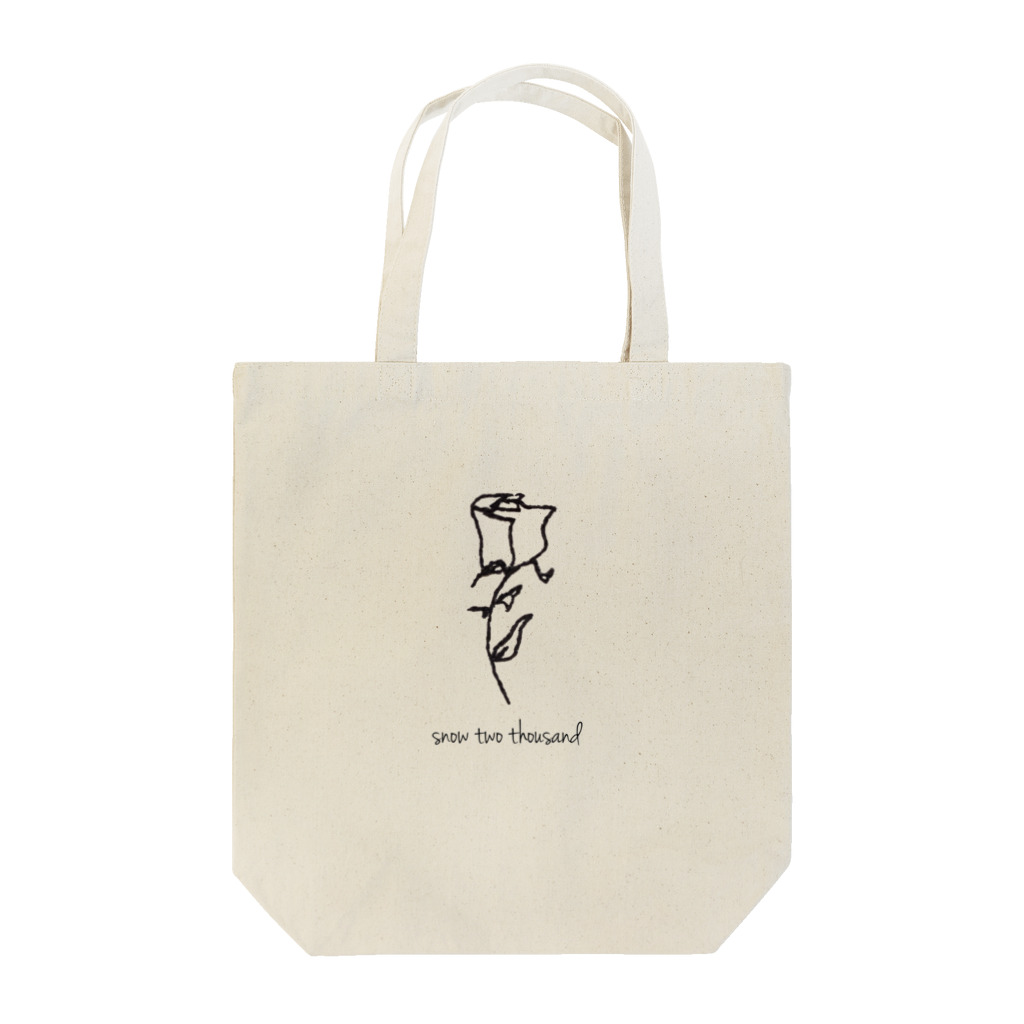 snow two thousandの薔薇一輪 Tote Bag