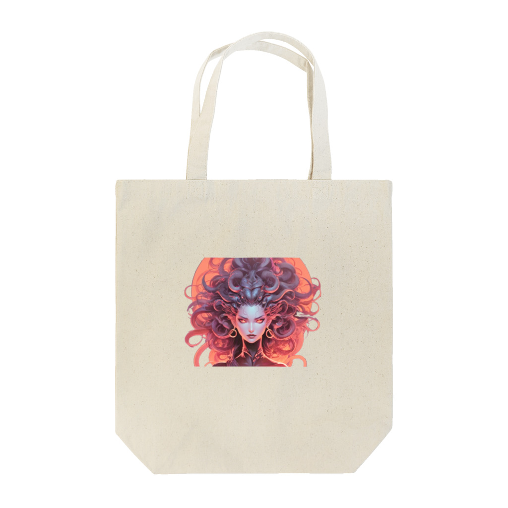 Cyber XXXのメドゥーサ　ドラゴンヘア　バージョン Tote Bag