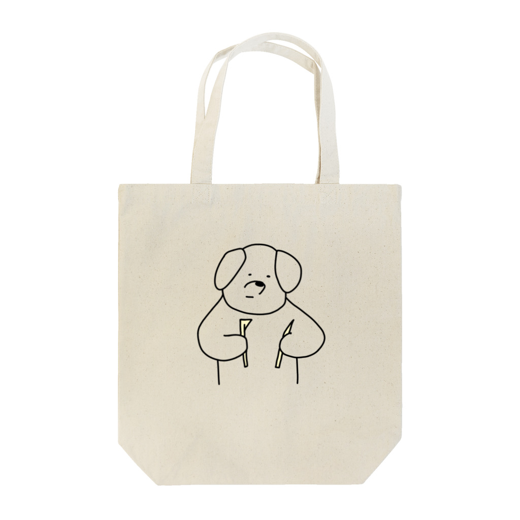 ＋Whimsyのわりばしいぬ Tote Bag