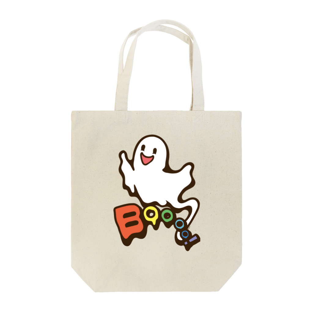 Cɐkeccooのおばけちゃんばぁ!(Boo!ゴースト)カラフル Tote Bag