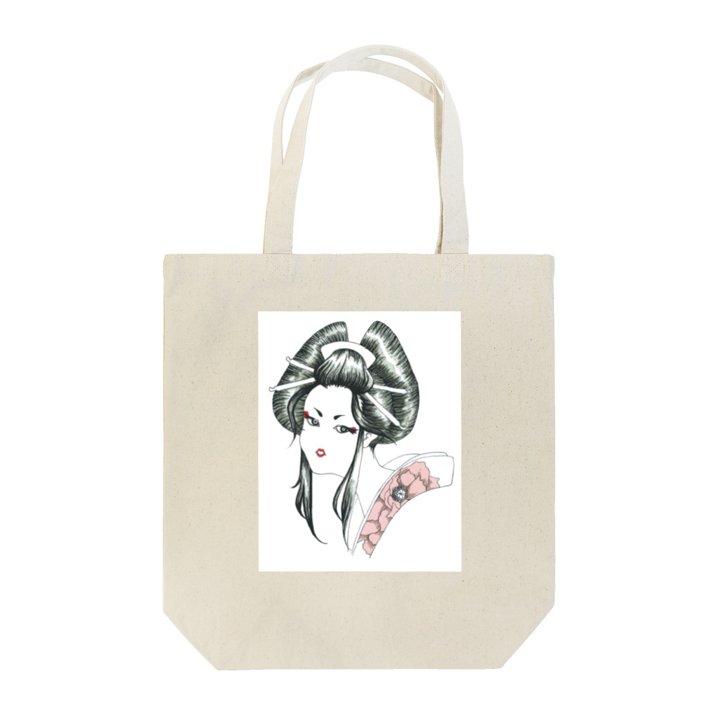 七尾文＠おれはしょうきにもどったのbotan woman Tote Bag