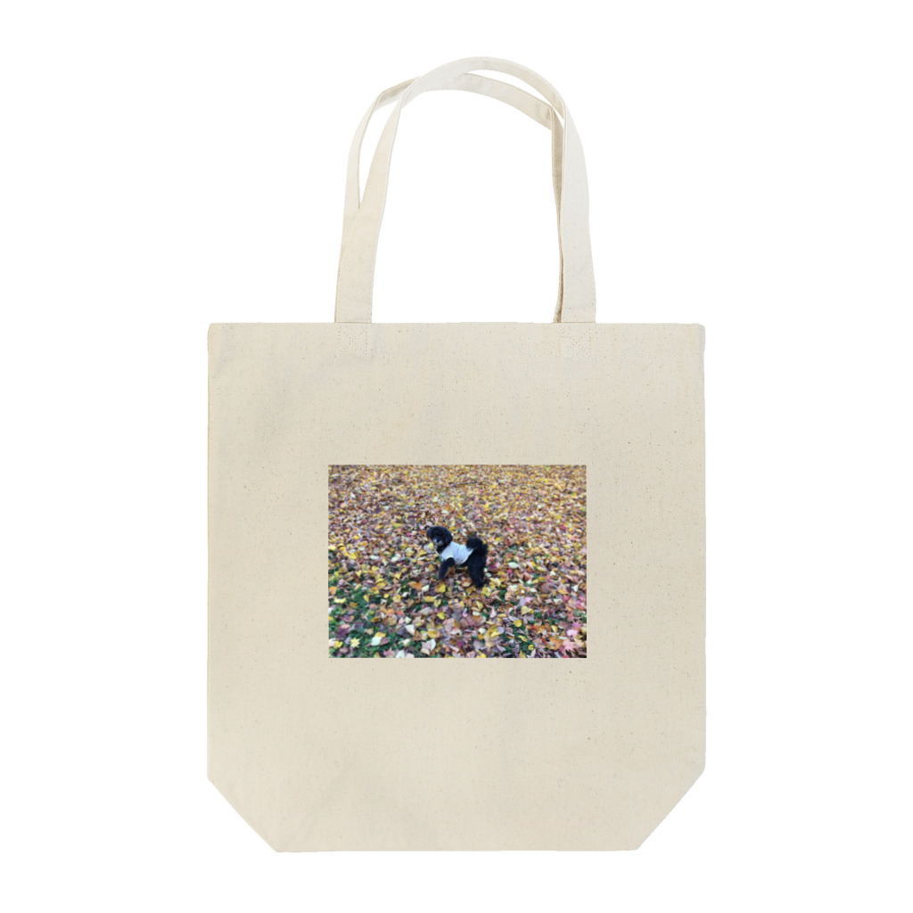 やさしい犬の秋のやさしい犬 Tote Bag