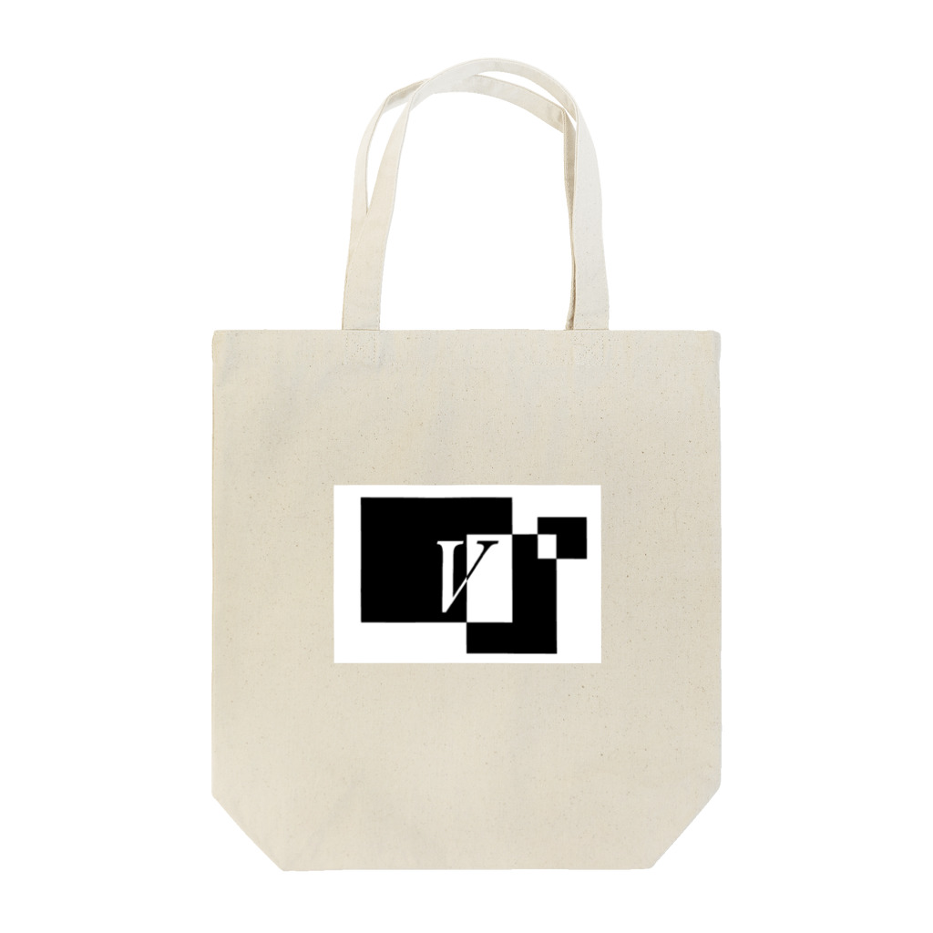 シンプルデザインアルファベットV Tote Bag by シンプルデザイン：Ｔ
