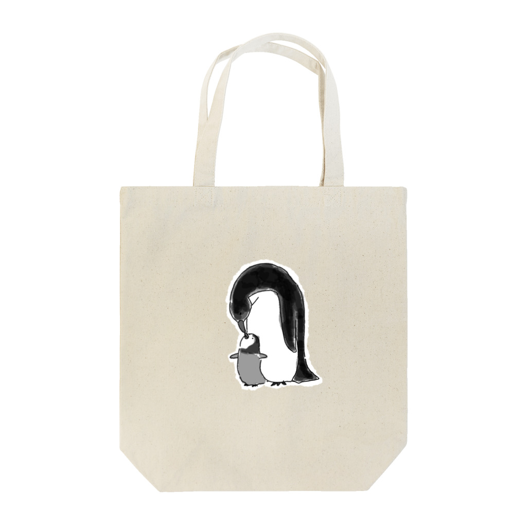 ぴよねこ(nikoneko)のなかよしペンギン Tote Bag