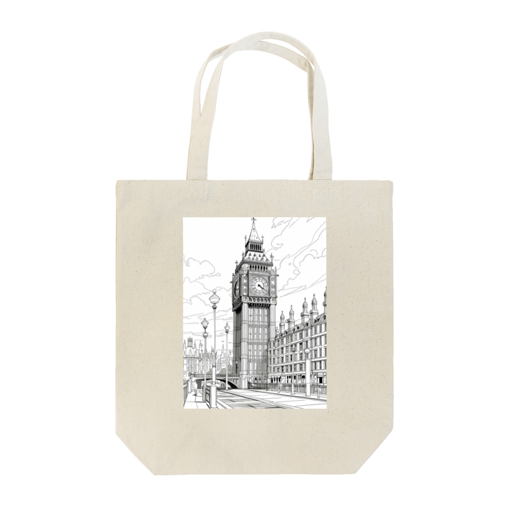 ZZRR12のロンドンの時計塔 Tote Bag