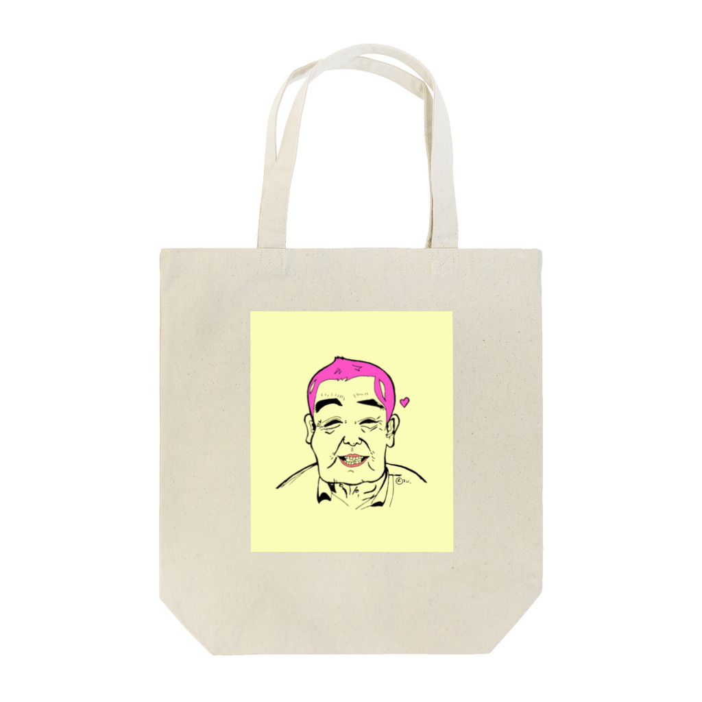 書道・道田里羽(RIU MICHIDA)の架空人物:タキ Tote Bag