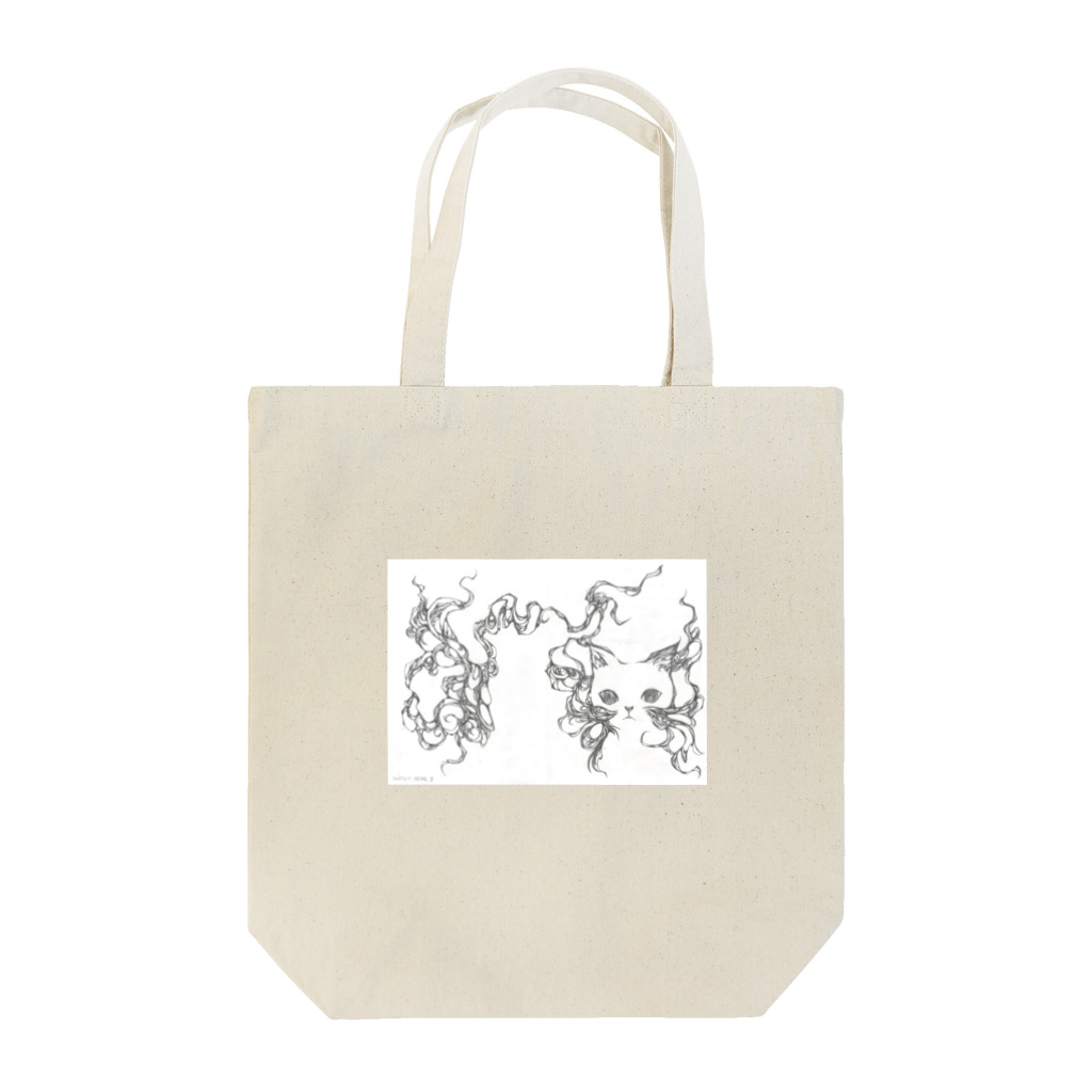 Nacht・Lichtのねこのひげトートバッグ Tote Bag