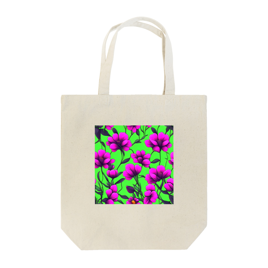 dolphineの紫の鮮やかな花 Tote Bag