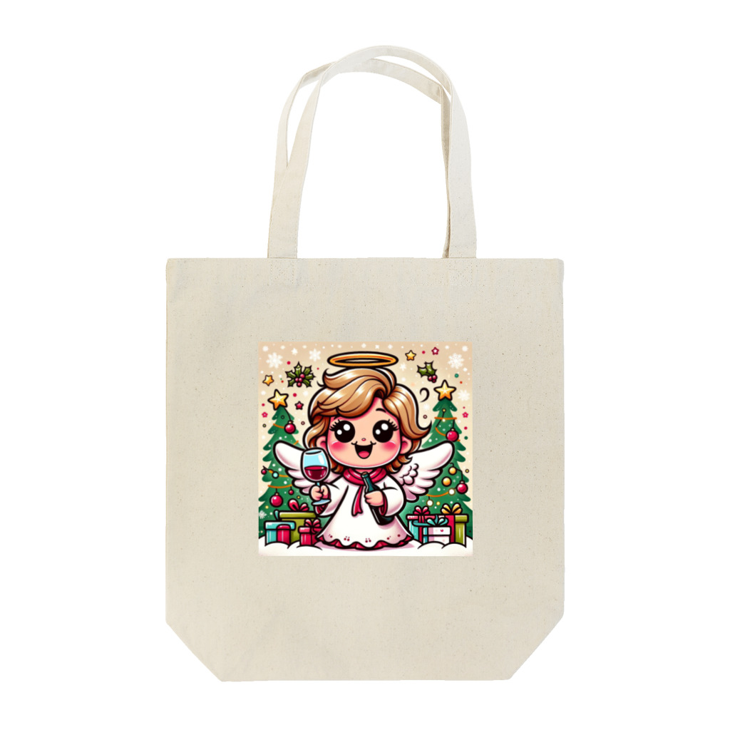 たまき工房の呑(どん)天使inクリスマス　デフォルメ Tote Bag