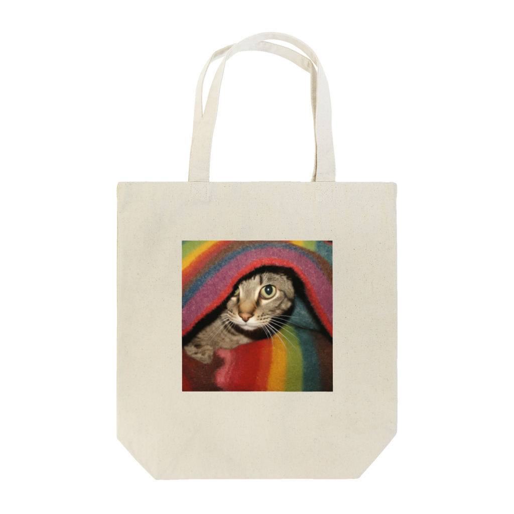 【生涯独身】僕と♀猫アテナのブランケット猫 Tote Bag