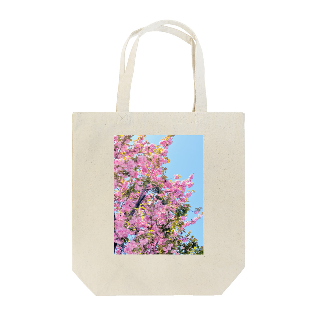 miukissimoの青空と八重桜 Tote Bag