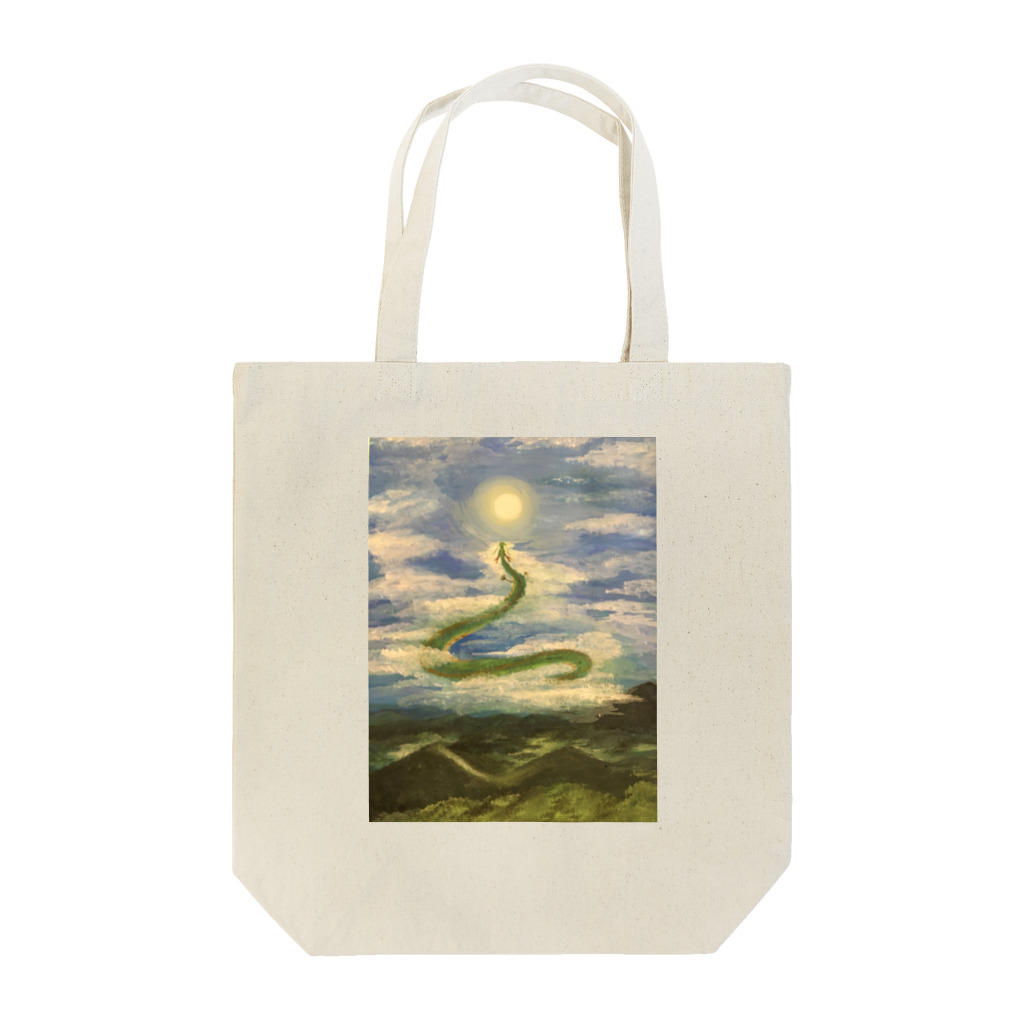 ギャラリー縁の昇龍　- The dragon ascending to heaven - Tote Bag