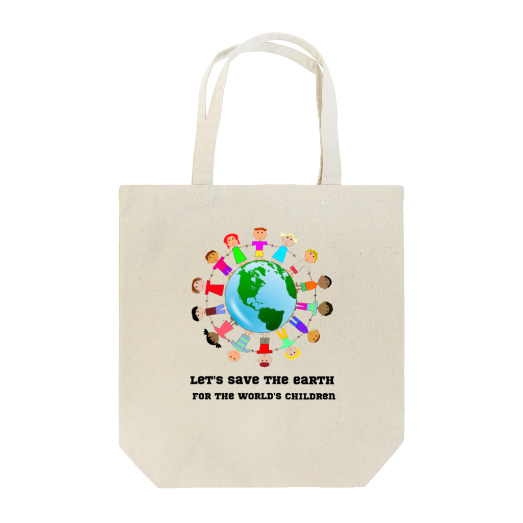 AwagoModeのSAVE EARTH FOR CHILDREN (9) トートバッグ