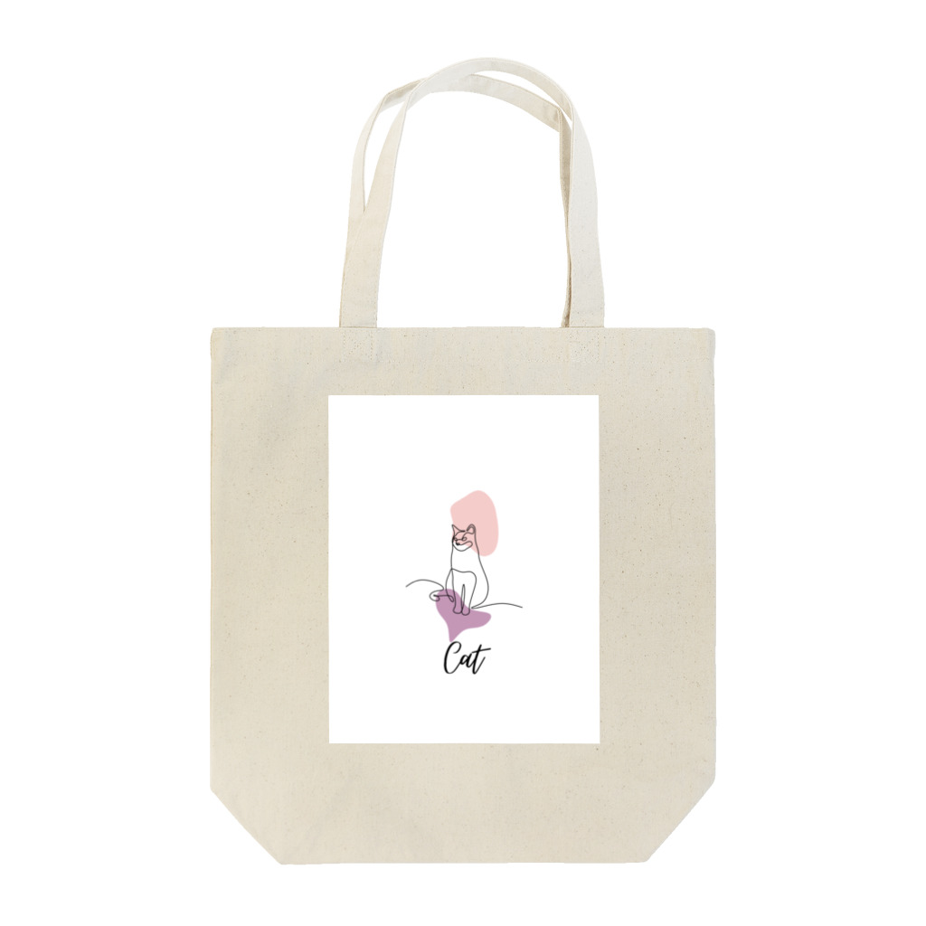 ねこノートのしろねこ Tote Bag