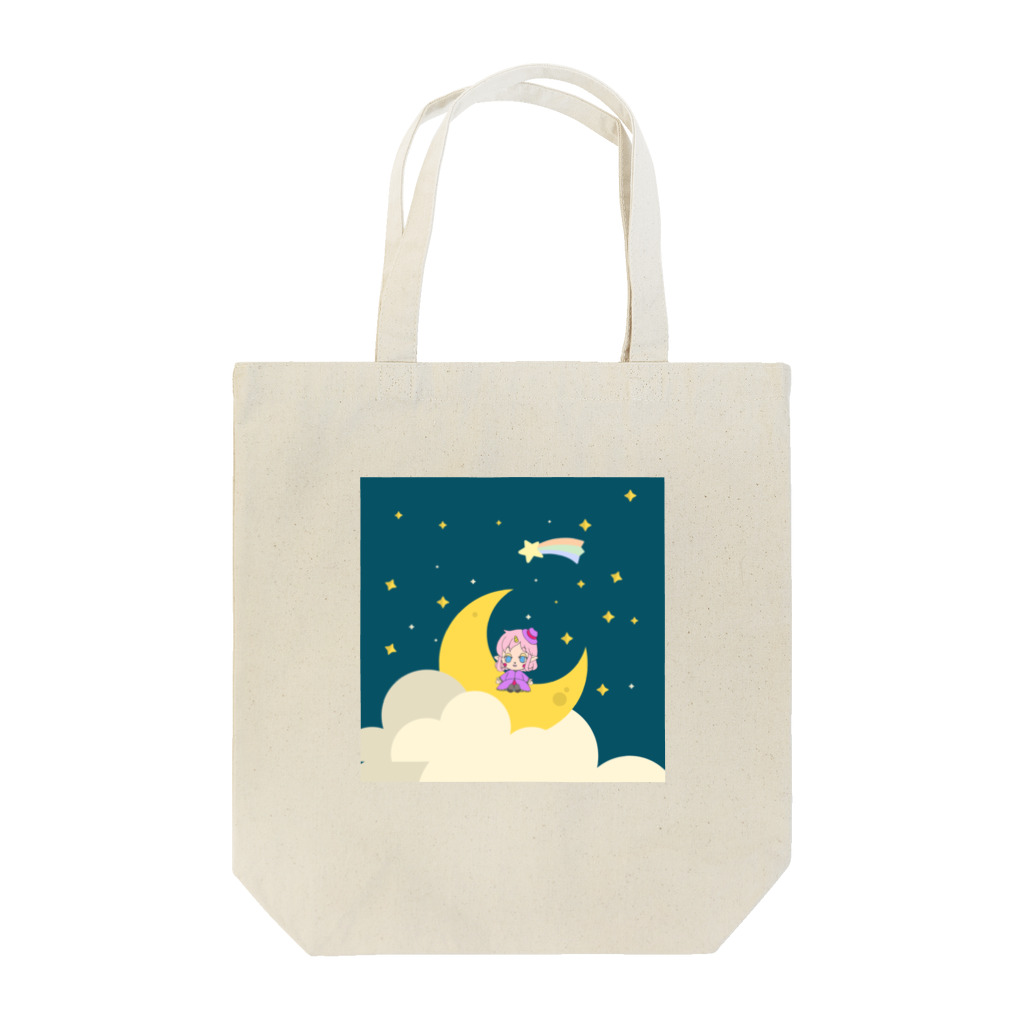 shiranchanの夜空のしらんちゃん Tote Bag