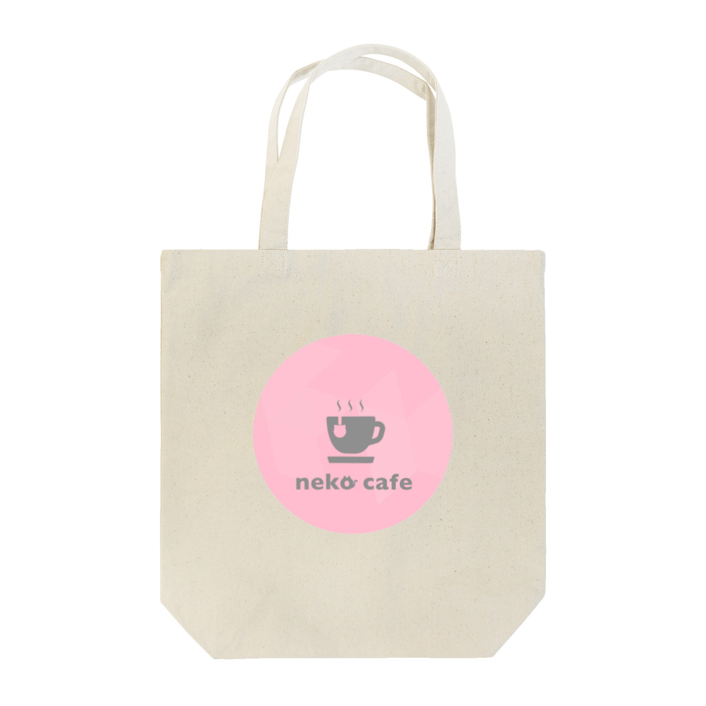 川上牧場のneko cafe（ピンク）デザインイラスト Tote Bag