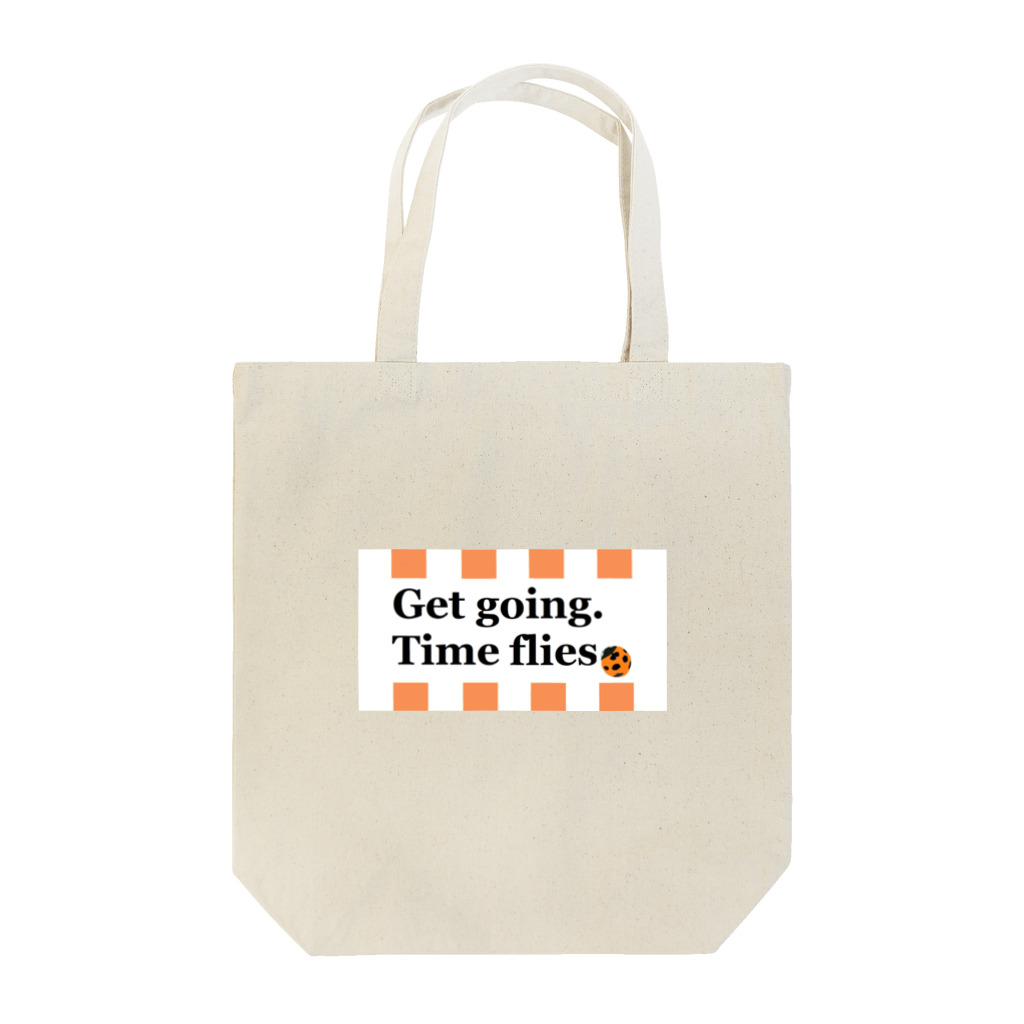 ホームタウンスター　Hometown Star のテントウムシピリオド（オレンジ）　Orange Ladybird Tote Bag