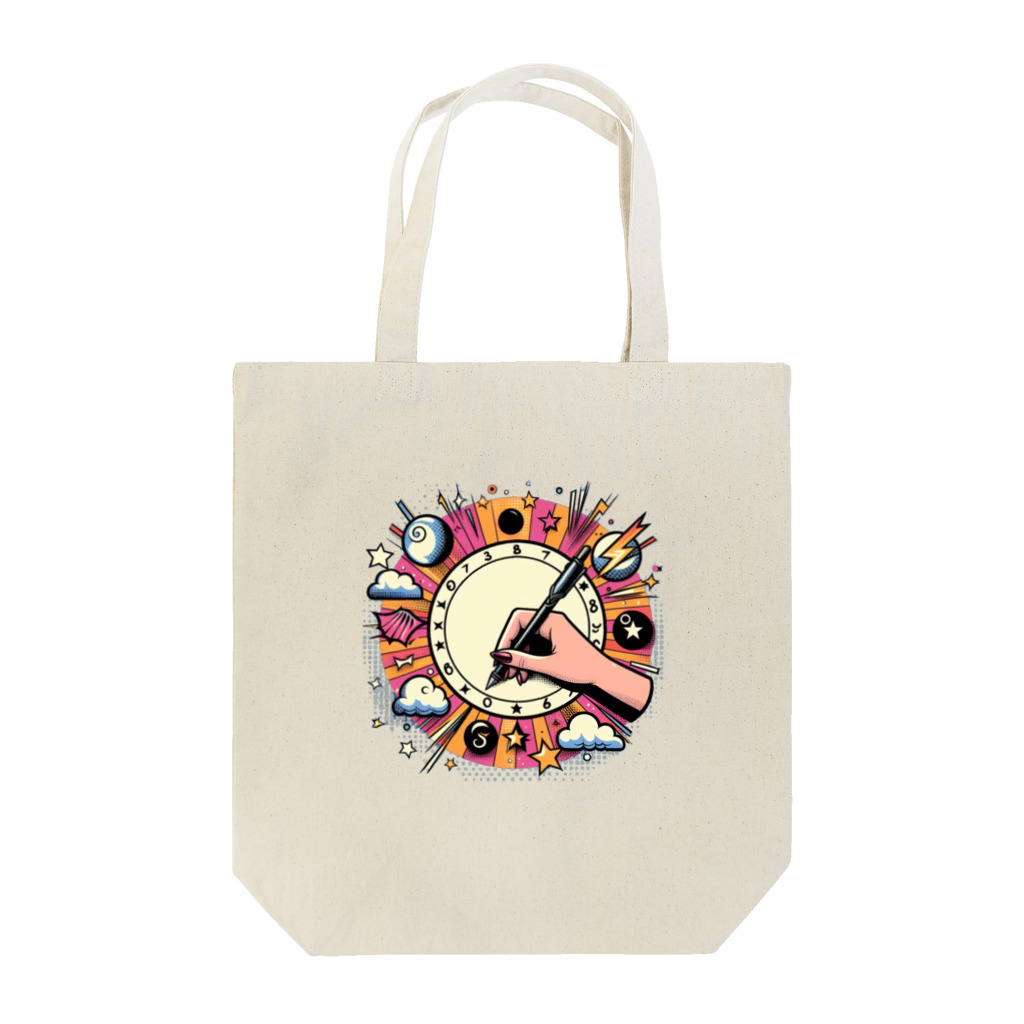 momonekokoのキャンバスに絵を描く女性 Tote Bag