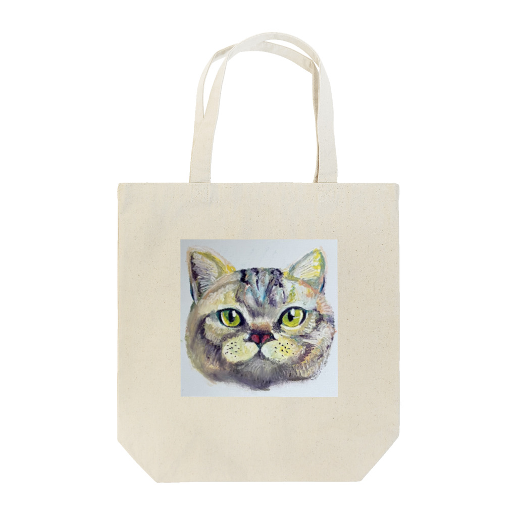 wak/oのくれよんねこ/愛されて育った猫 Tote Bag