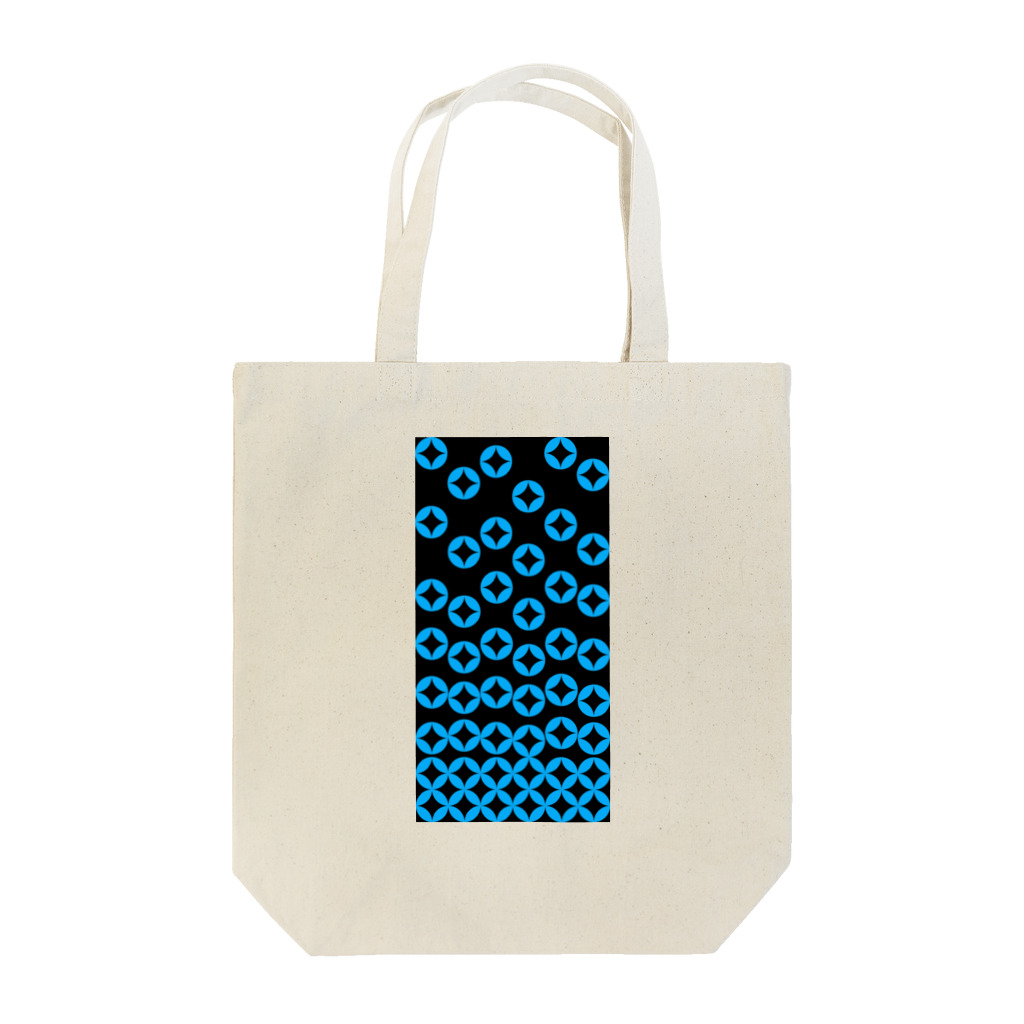 bonnylochの七宝繋ぎ_LightBlue Tote Bag