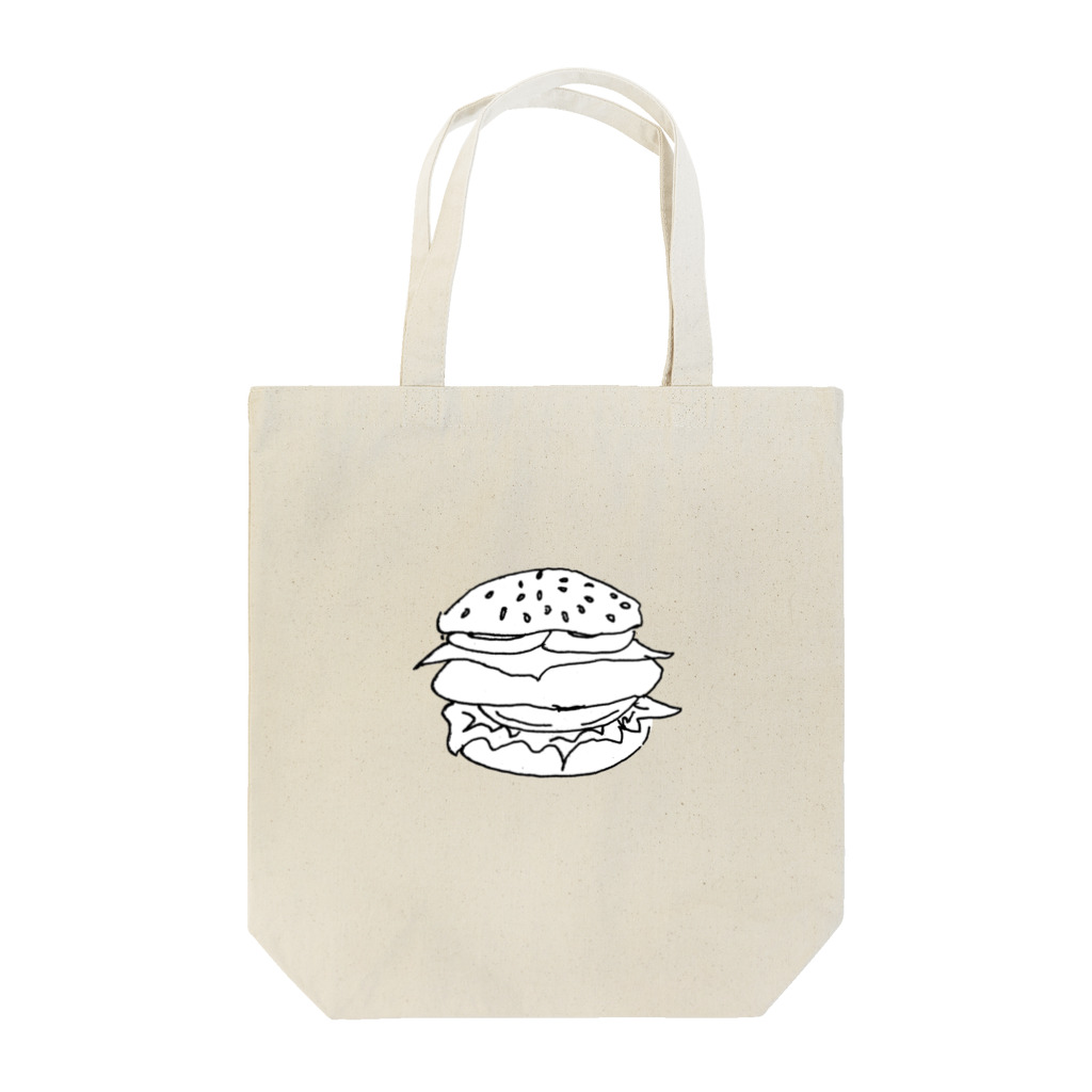 deppppaのhamburger Tote Bag