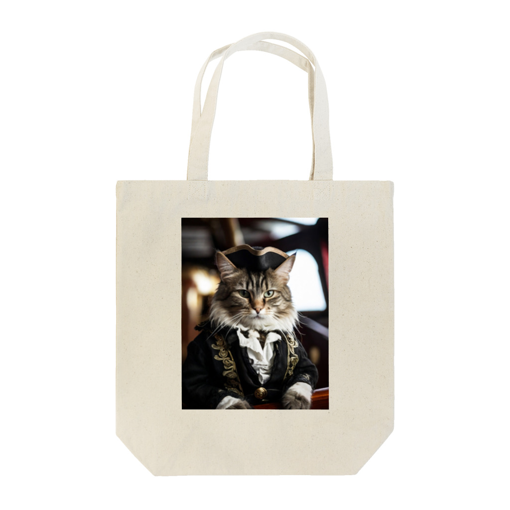 ZZRR12の海賊の支配者猫：海の覇者 Tote Bag