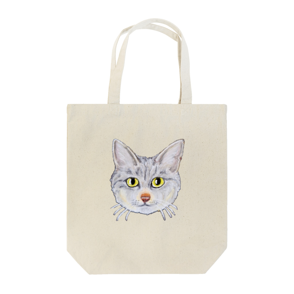 れいにゃん堂&れいにゃあ～と😺のチョークアートのキジトラ猫😸 Tote Bag