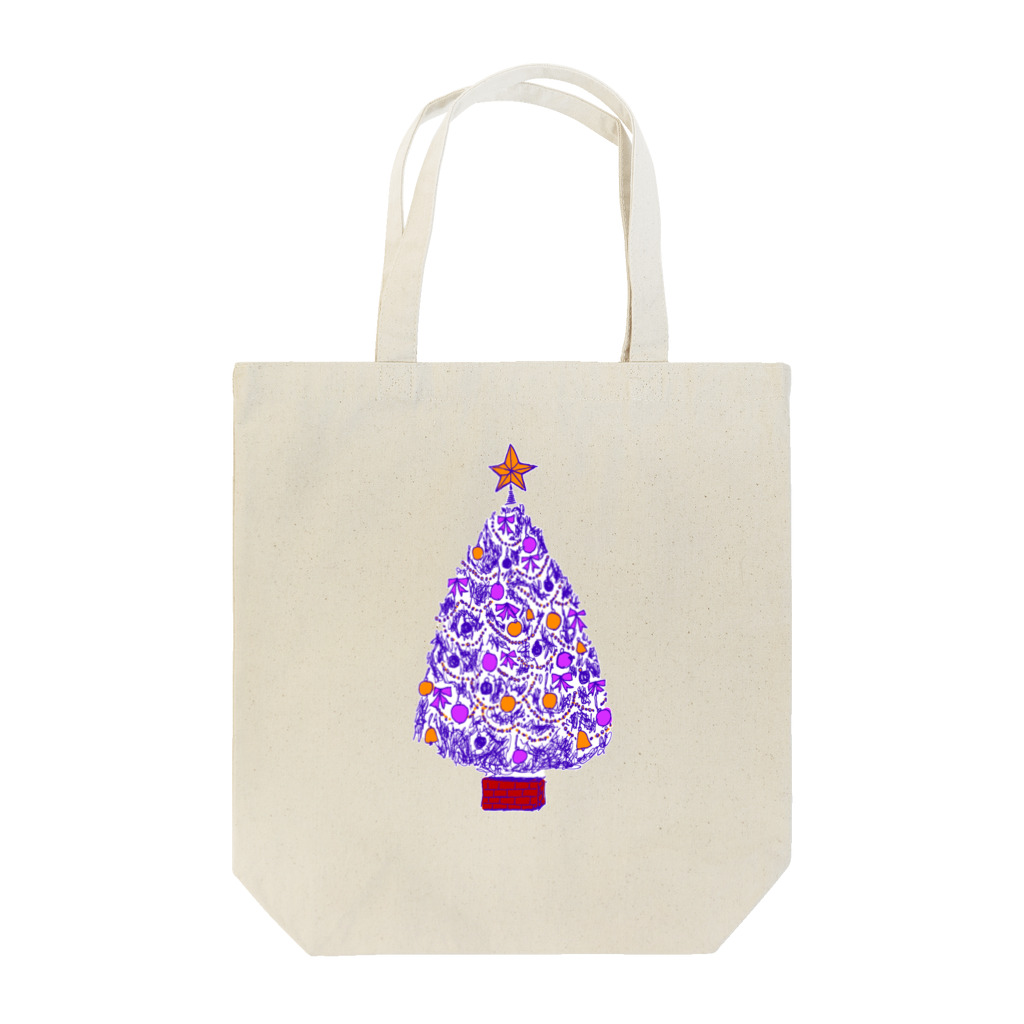 NIKORASU GOのクリスマスツリー トートバッグ