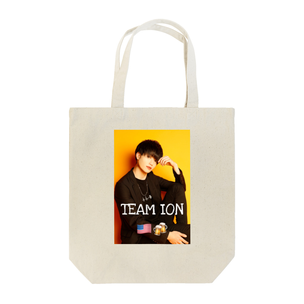 ION Fan ClubのTEAM ION 色付きグッズ トートバッグ