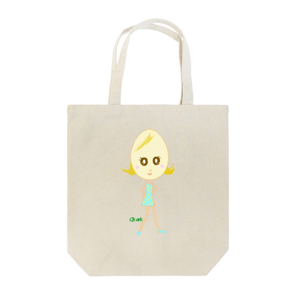 Qsarkのつやつやタマゴ肌のオシャレさん２ Tote Bag