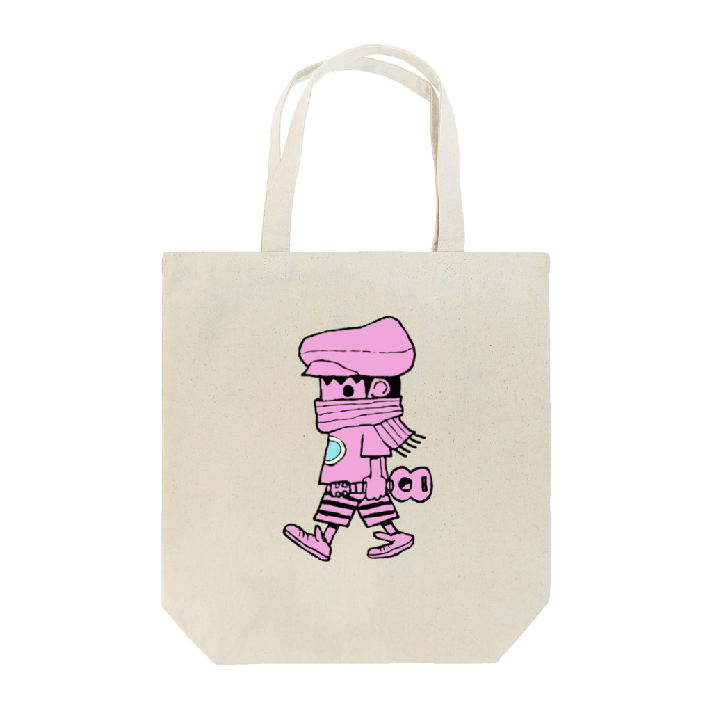 creamSODAのさすらいのレレボーイ（ピンク） Tote Bag