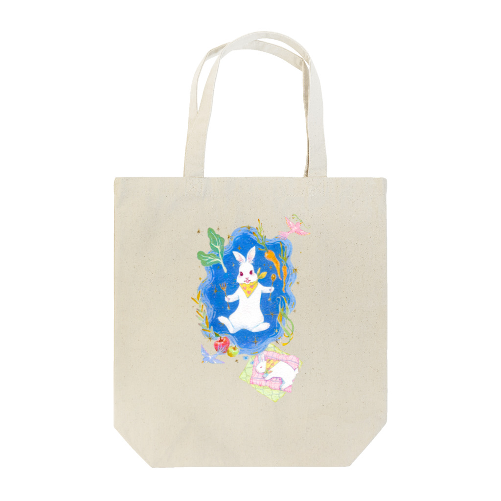 Coromoa Illustrationの宇宙ディナーに夢中 Tote Bag