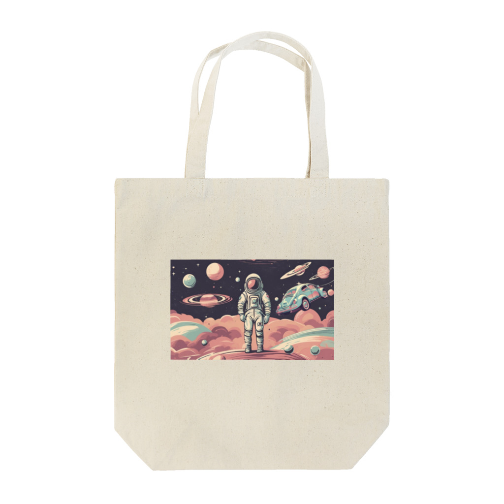 JoyfulMomentsCraftsのビートルくん未知との遭遇 ー Beetle's Encounter with the Unknown ー Tote Bag