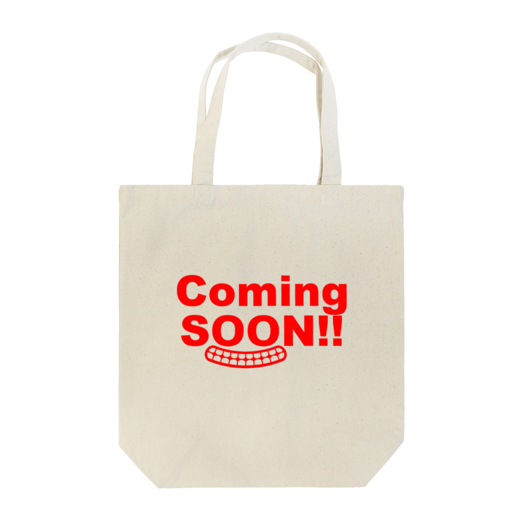 taiyaki styleのComing Soon RED Tote Bag