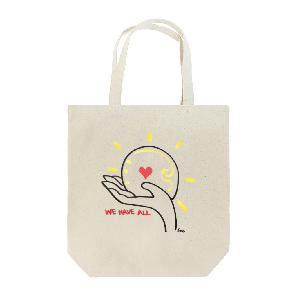 Omi ShopのWe have all Tote Bag