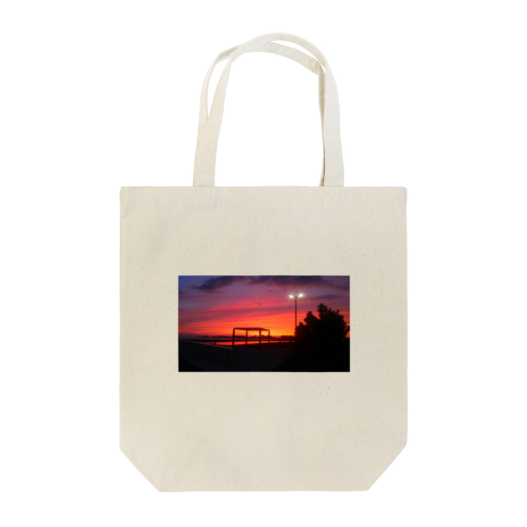 Chiharu＼(^_^)／🎵🎶の夕焼け空 Tote Bag