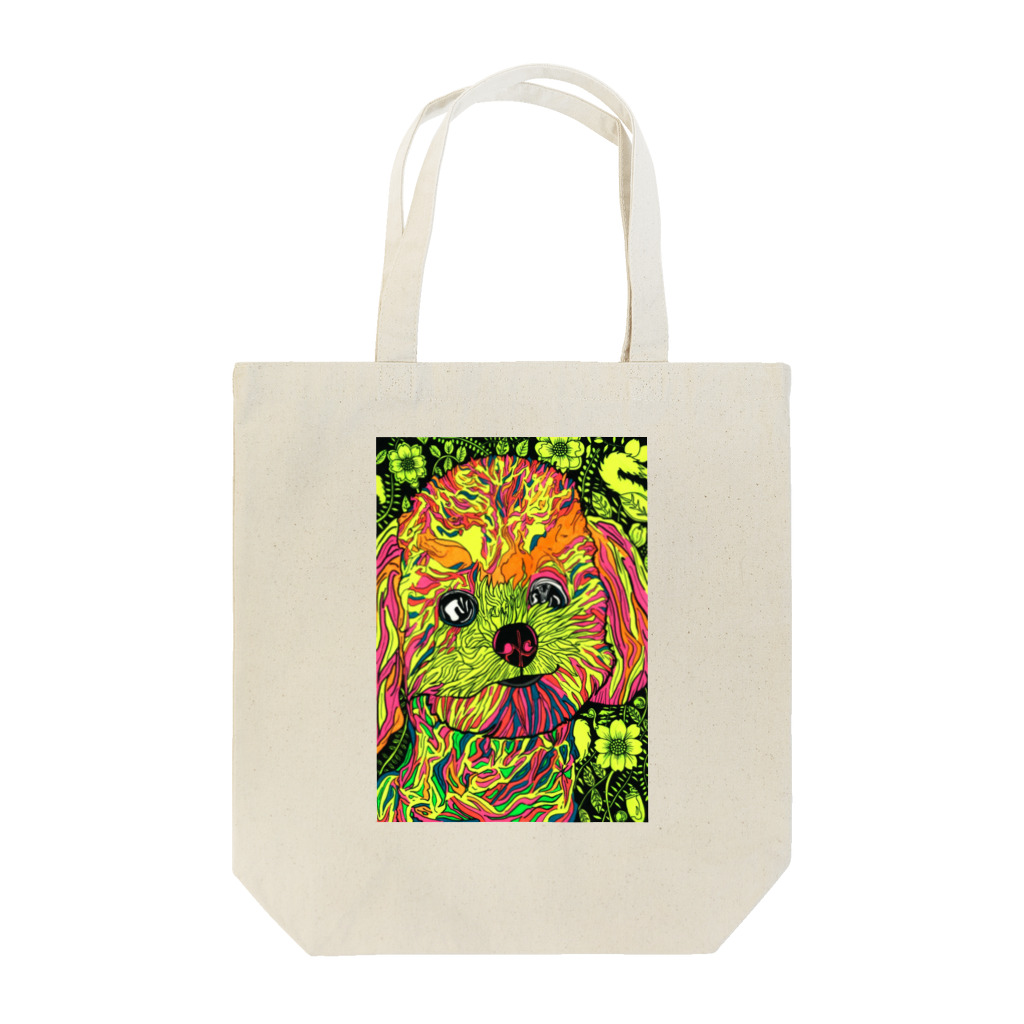 動物絵 Jamanakocic storeの犬 ファッションアイテム Tote Bag