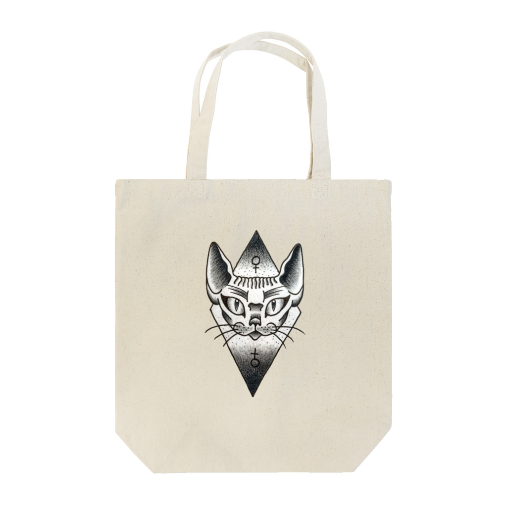 RaccoonDogTattooのすふぃんくすねこ Tote Bag