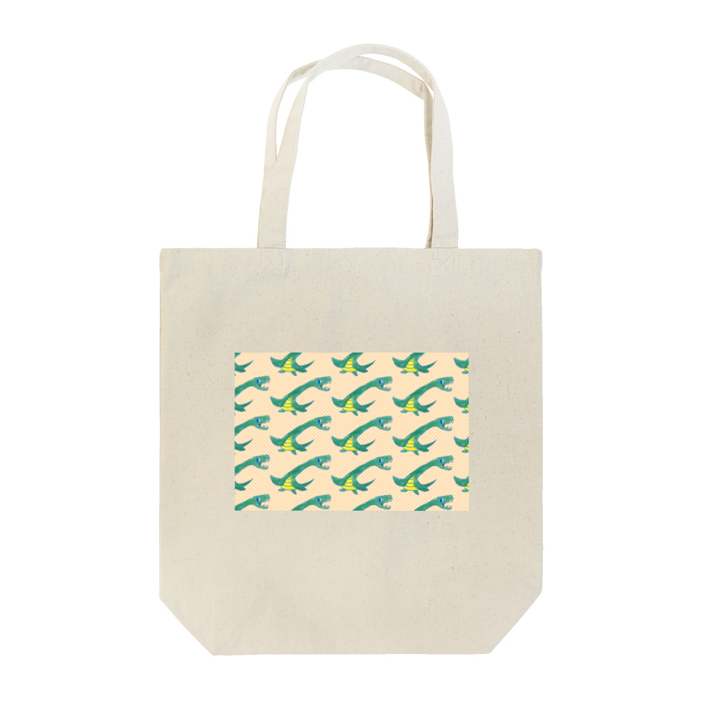 DiNOSAUR MARKeT/恐竜の元気いっぱいフタバスズキリュウ Tote Bag