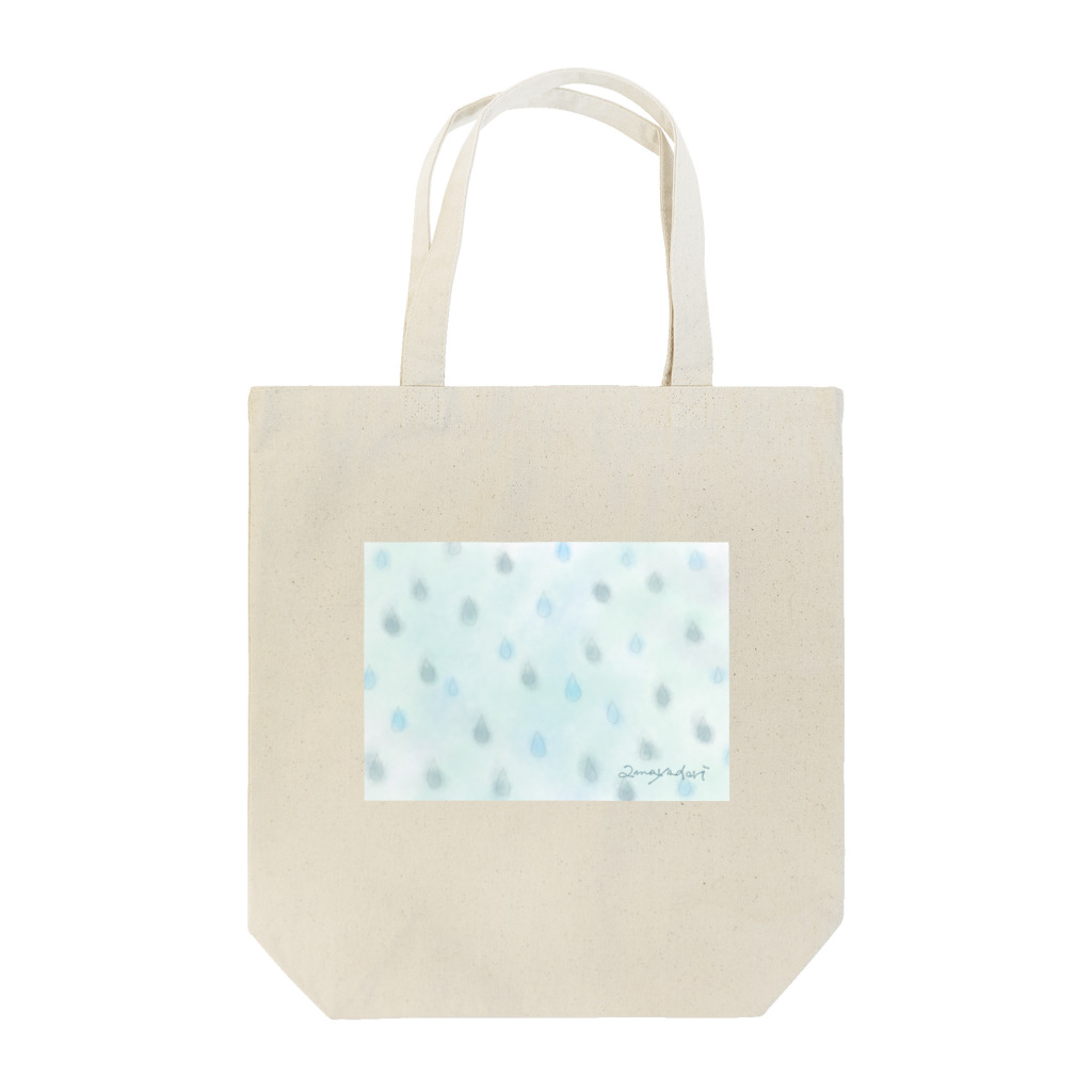 amayadoriの雑貨のパステル雨粒 Tote Bag