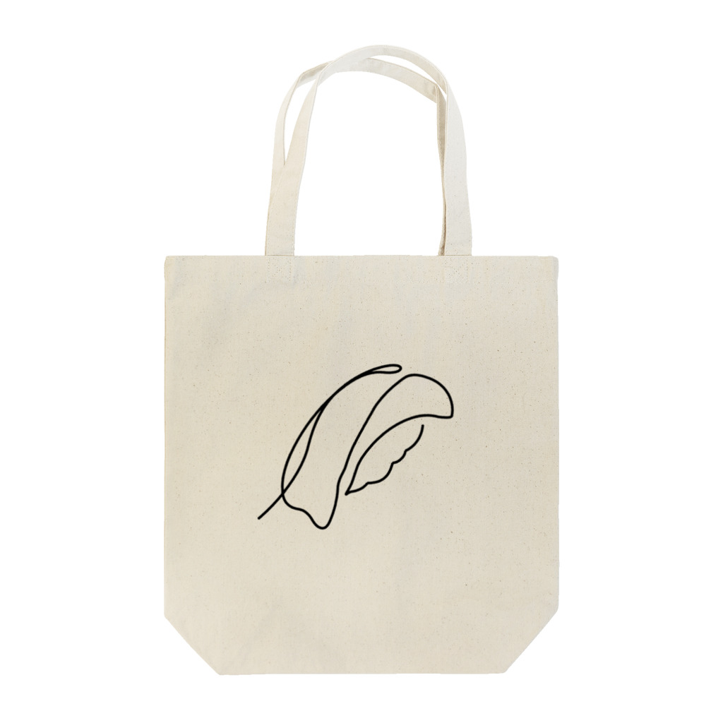 9bdesignの一筆描きの鮨 Tote Bag