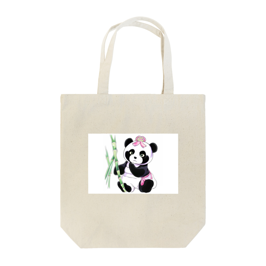 KaSumi's shopのかぐやパンダ姫 Tote Bag