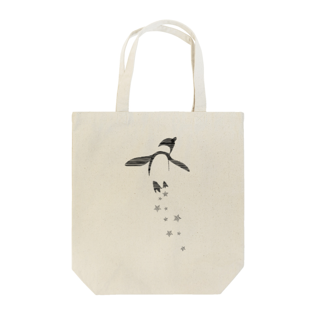 sarada-netの星飛びペンギン Tote Bag